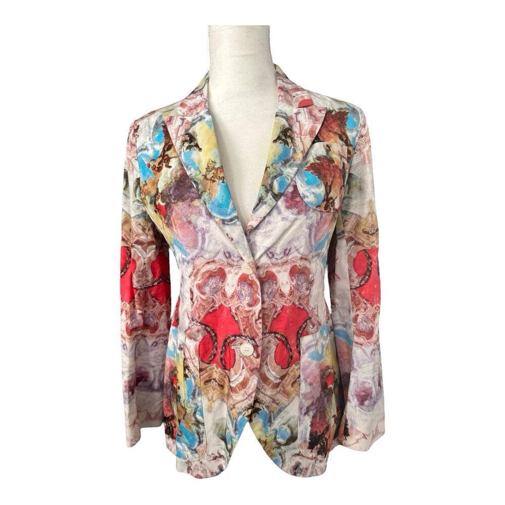 CARVEN‎ Women’s Jacket Size 38/US 6 Beautiful Renaissance Art Blazer Rare